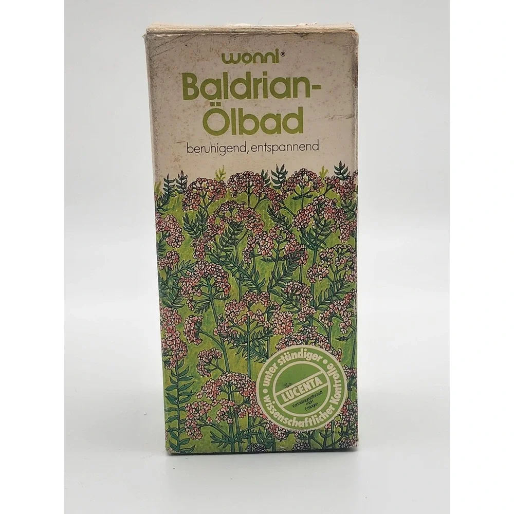 Wonni Valerian Oil Bath Relaxing‎ Calming Sedative Made in Germany Vintage